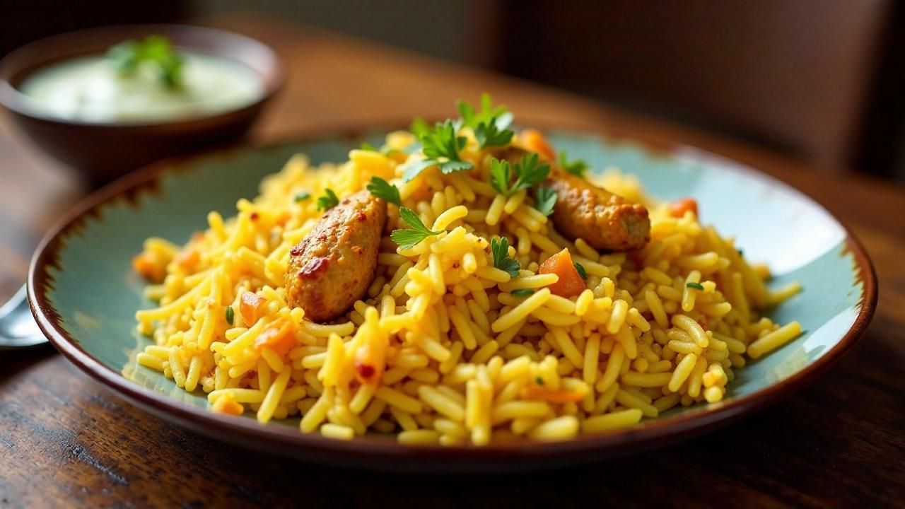 Authentisches Chicken Biryani