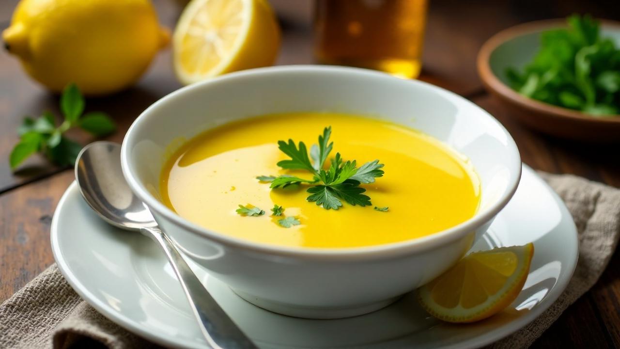 Avgolemono: Zitronensuppe