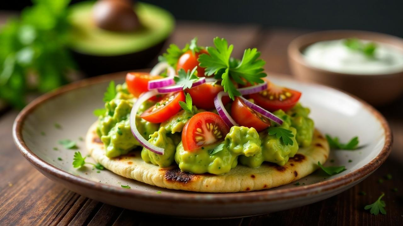 Avocado-Koriander-Pita