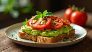 Avocado-Käse-Brot