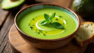 Avocado Pit Cream Soup