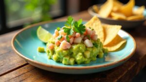 Avocado und Krabben Tartare