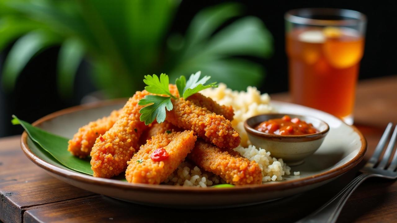 Ayam Goreng Berempah - Gewürzgebratenes Hähnchen