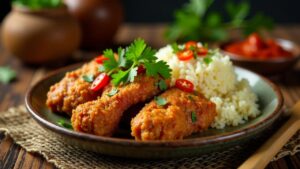 Ayam Goreng (indonesisches Brathuhn)