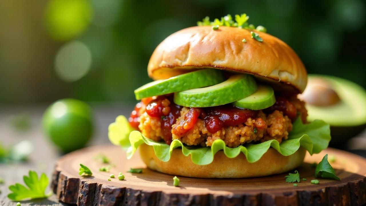 BBQ-Jackfruit Burger