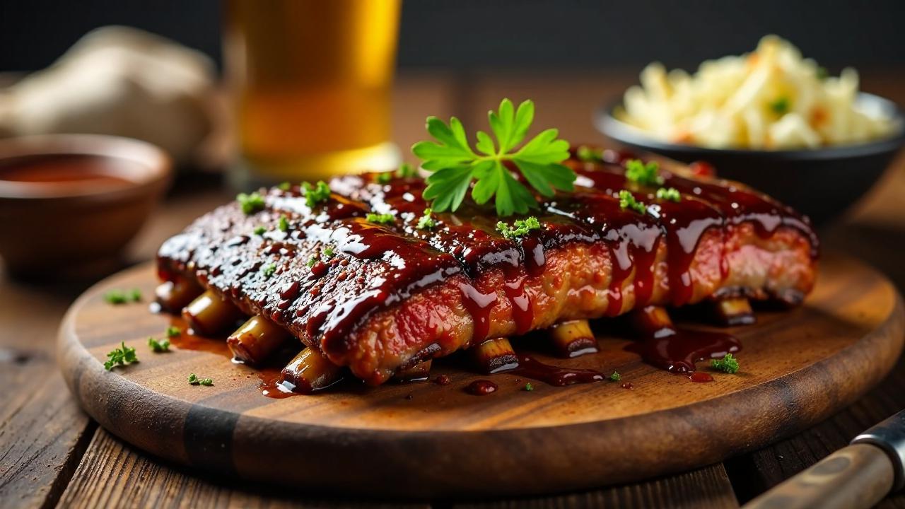 BBQ Glazed Spare Ribs