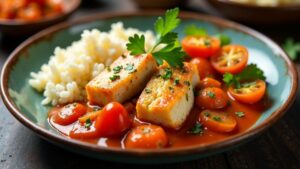 Bacalhau à Angolana (Stockfisch auf angolanische Art)