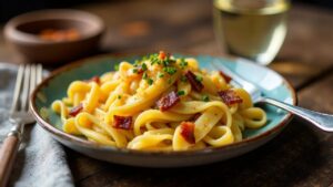 Bacon-Käsespätzle