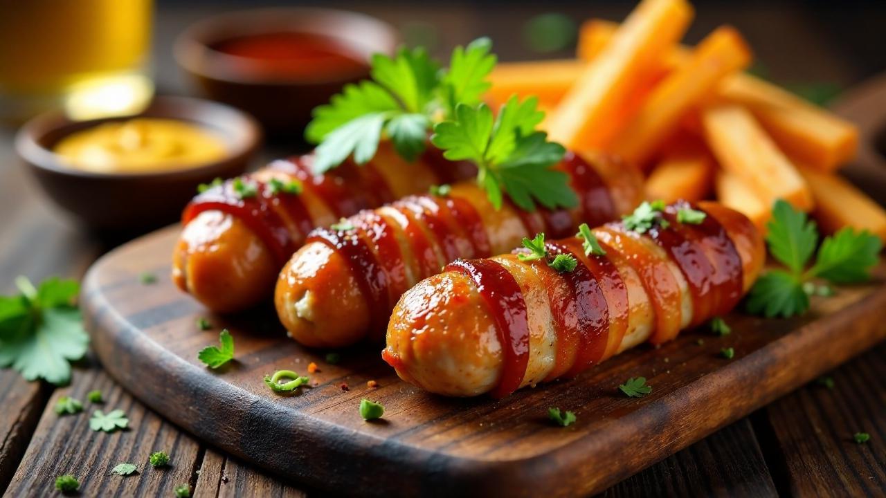 Bacon-Wrapped Sausages