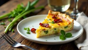 Bacon and Leek Quiche - Speck-Lauch-Quiche