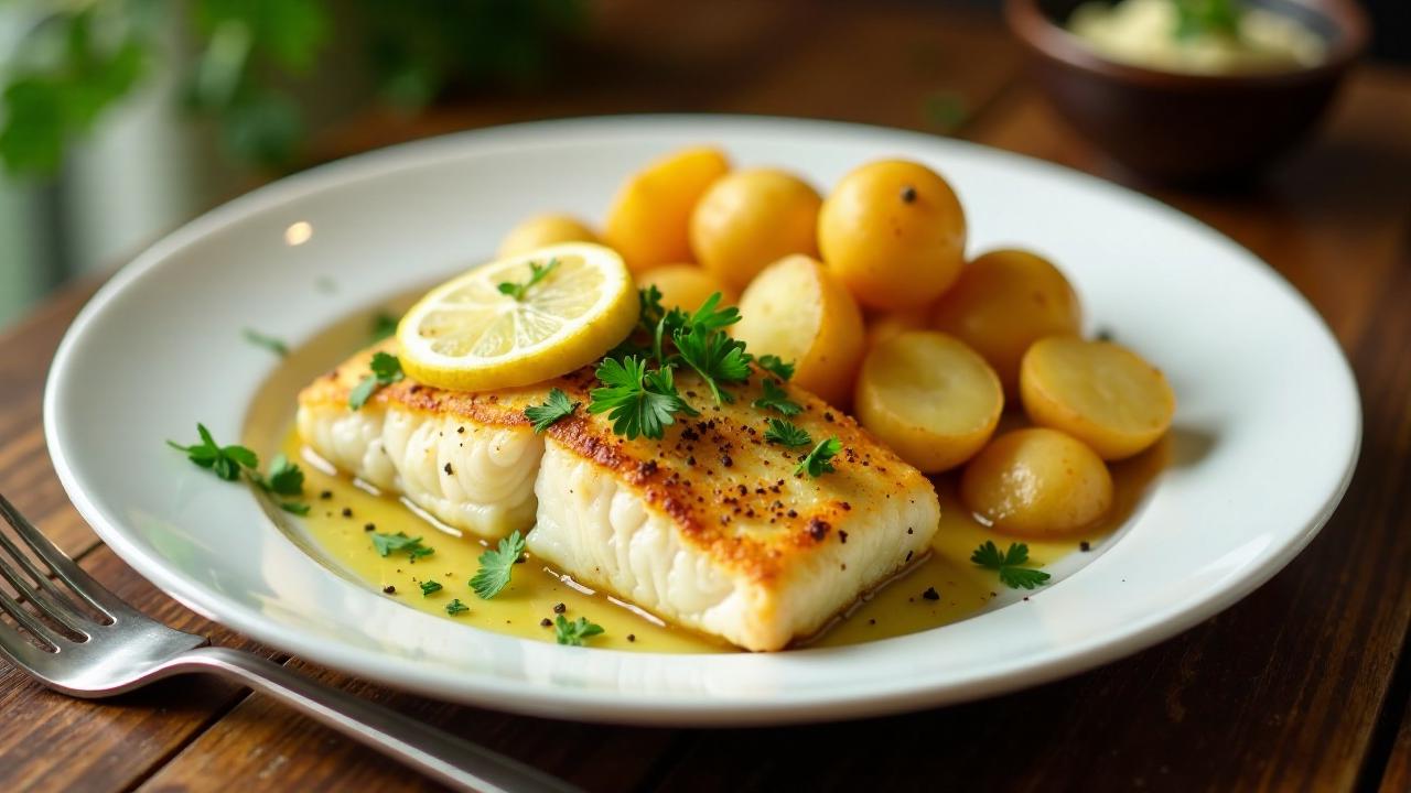 Baked Cod and Potatoes