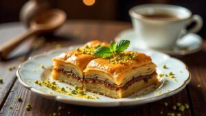 Baklava - Süßer Blätterteig mit Nüssen