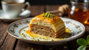 Baklava - Süßer Nussblätterteig