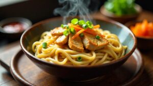 Bakmi Ayam (Chicken noodles)