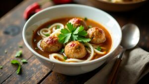 Bakso: Indonesische Fleischbällchensuppe