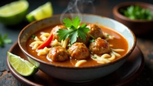 Bakso (indonesische Fleischbällchensuppe)