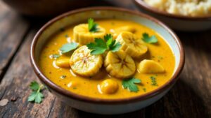 Banana Curry (Bananencurry mit Kokosmilch)