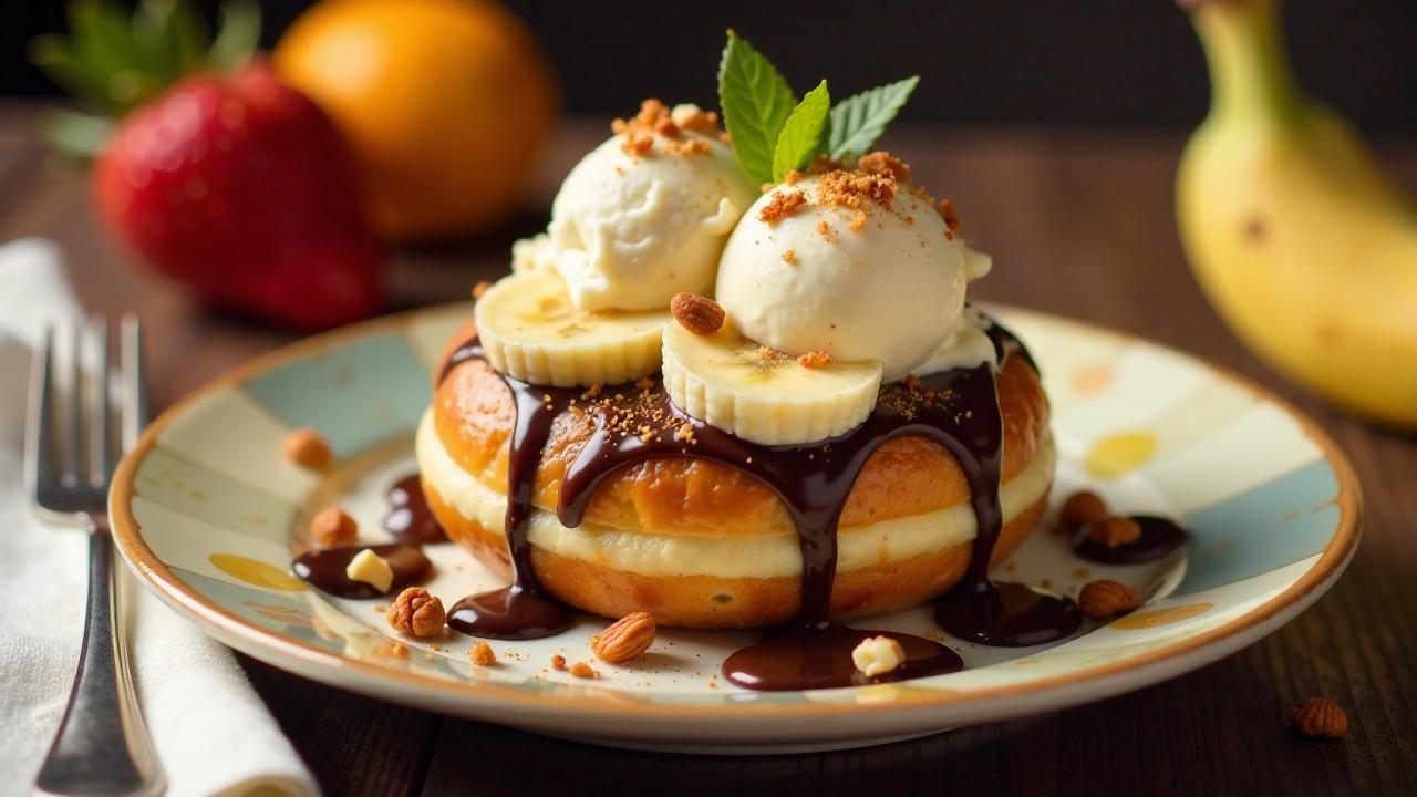 Banana Split-Donut