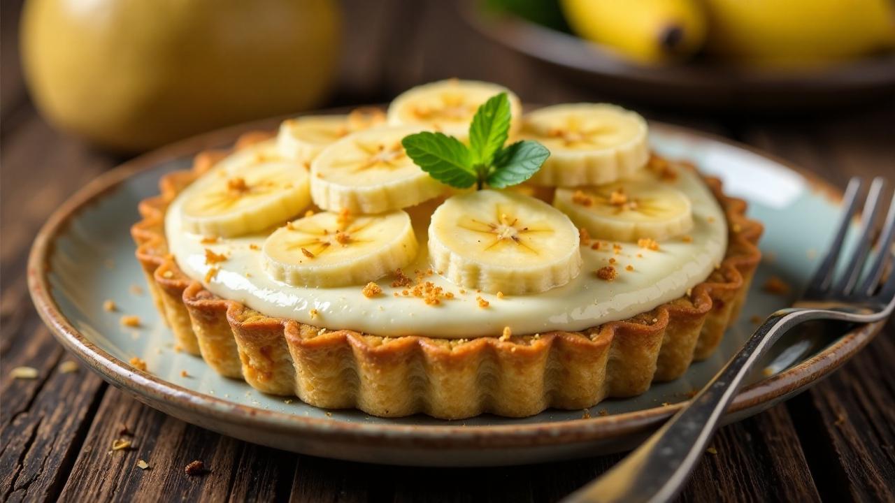 Banana and Coconut Tart