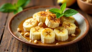 Banana com Ginguba (Banane mit Erdnüssen)