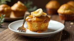 Bananas Foster-Muffin-Tops