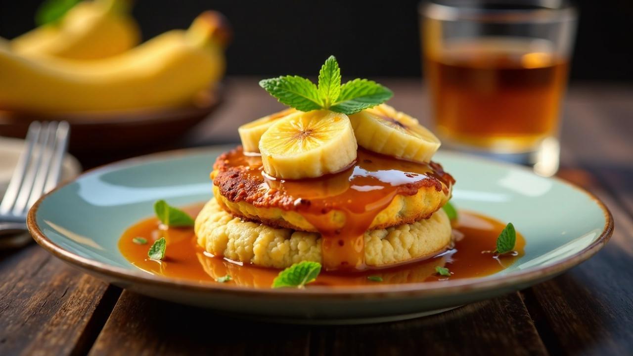 Bananas Foster Karamell-Biskuit