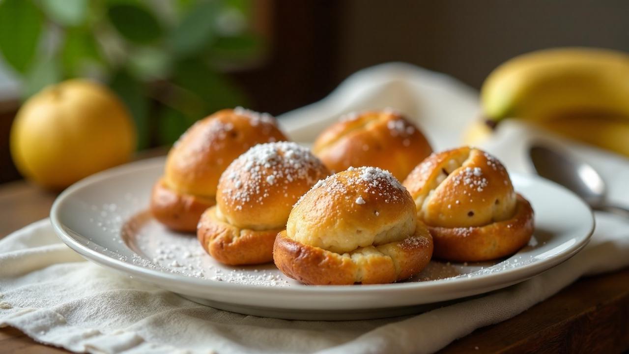 Banane-Schoko-Madeleines