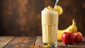 Bananen-Apfel-Milchshake