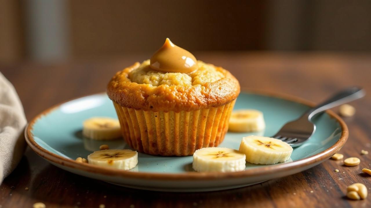 Bananen-Erdnussbutter-Muffin-Tops