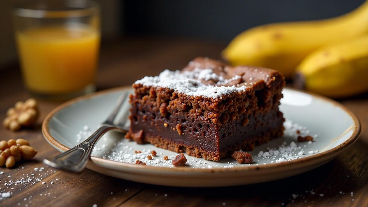 Bananen-Walnuss-Brownies