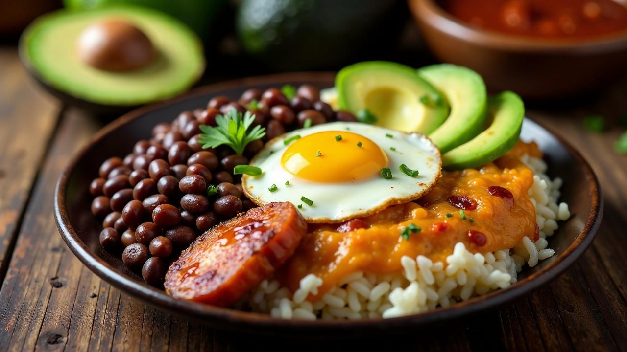 Bandeja Paisa: Herzhaftes Paisa-Tablett