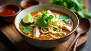 Banh Canh-Sprossennudelsuppe