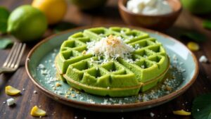 Banh Kep La Dua (Pandan-Waffeln)