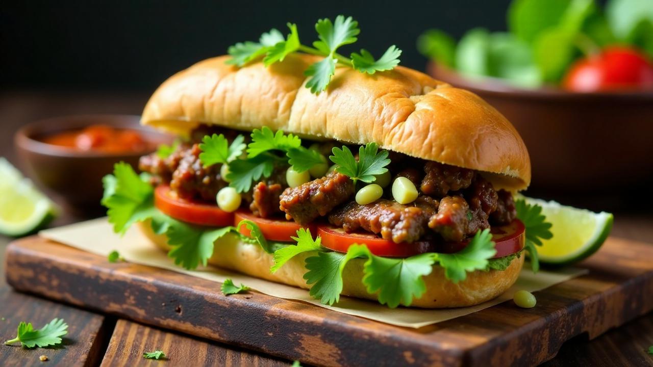 Banh Mi Bo Sot Hoisin (Rindfleisch in Hoisin-Sauce)