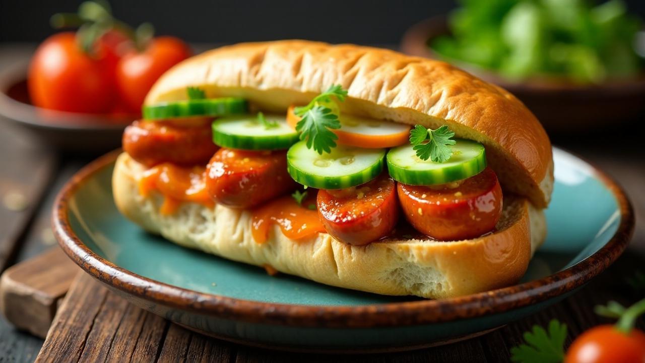 Banh Mi Cha Lua (vietnamesische Wurst)