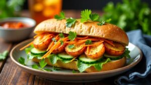 Banh Mi Chay Khoai (vegetarische Kartoffel)