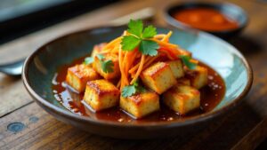 Banh Mi Dau Phu Sot (Tofu in Sauce)