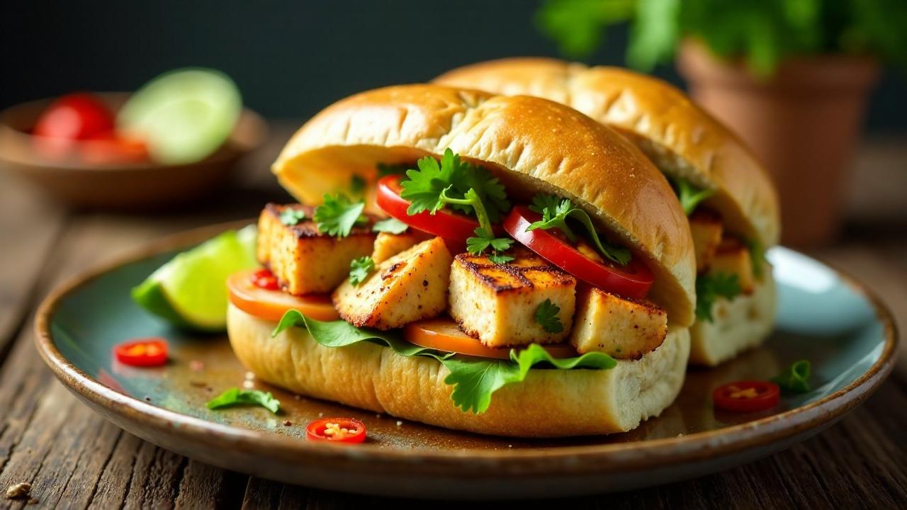 Banh Mi Ga Dau Phu (Hähnchen-Tofu)