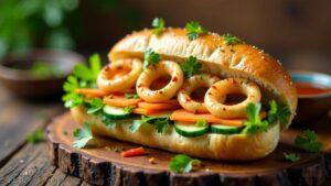 Banh Mi Muc (Tintenfisch)