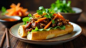 Banh Mi Thit Bo Luc Lac (vietnamesisches Shaking Beef)