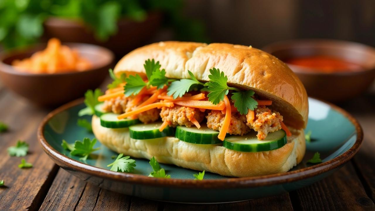 Banh Mi Thit Ga Chien Gion (knuspriges Hähnchen)