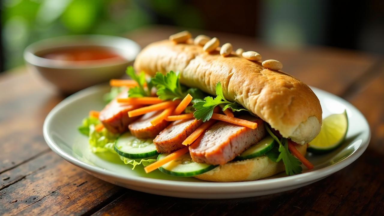 Banh Mi Thit Heo Cuon (Schweinefleisch-Wrap)