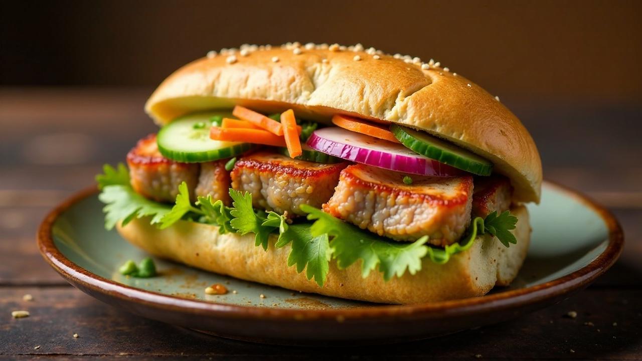 Banh Mi Thit Luoc (gekochtes Schweinefleisch)