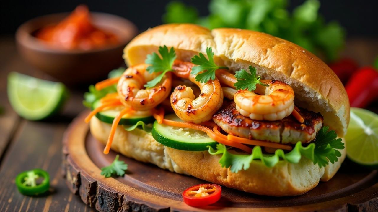 Banh Mi Tom Heo (Garnelen-Schweinefleisch)