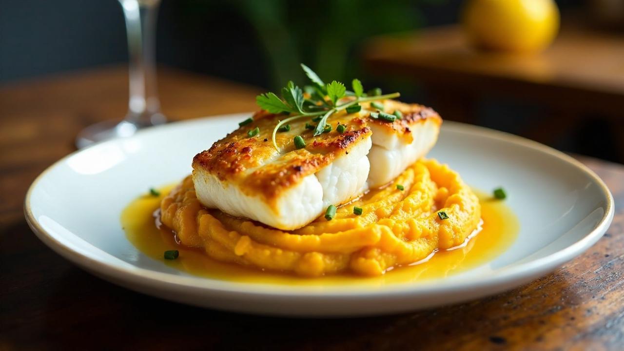 Barramundi and Sweet Potato Mash