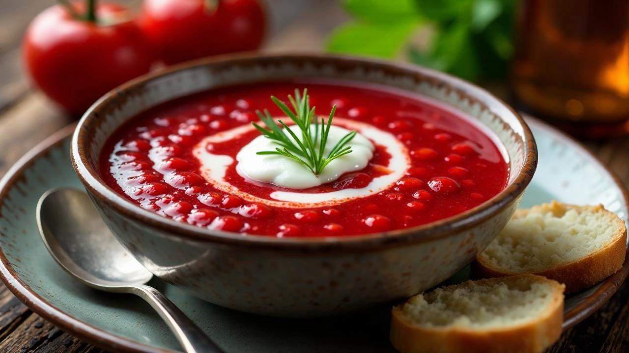 Barszcz (polnische Rote-Bete-Suppe)