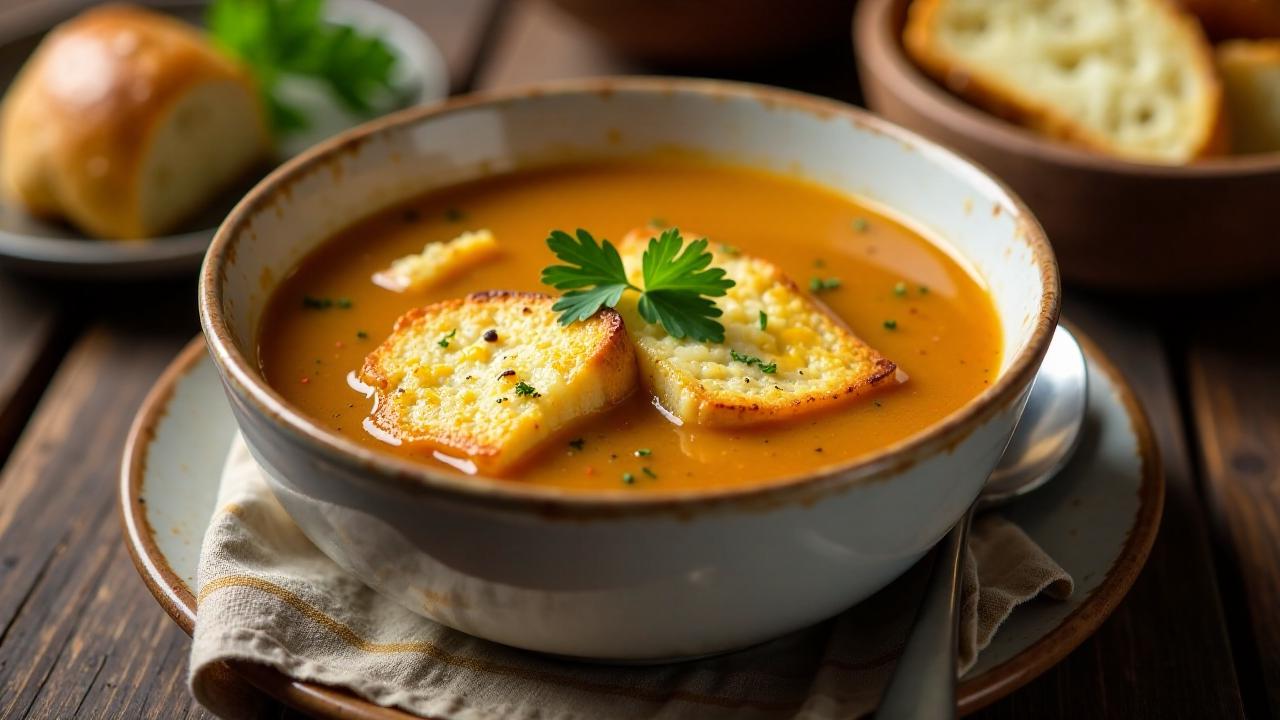 Batschuns - Suppeneinlage aus Brot und Käse