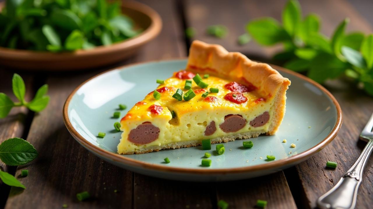 Bayrischer Leberkäse-Quiche