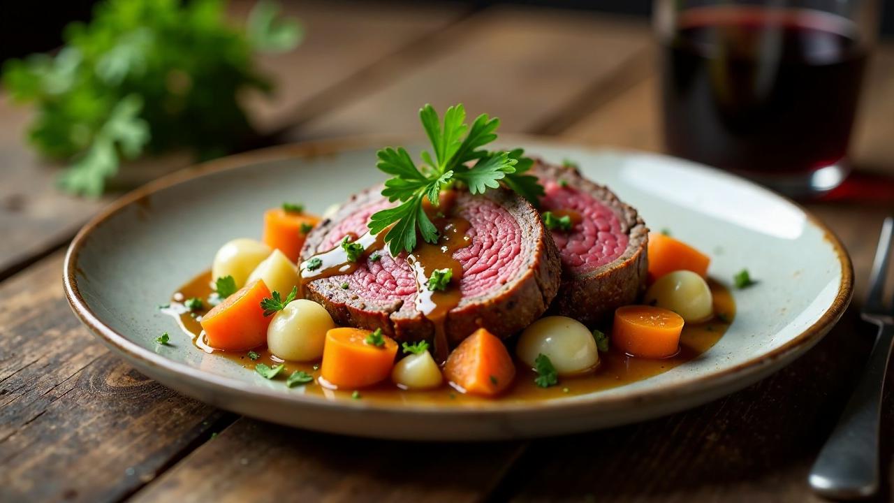 Beef Brisket with Parsley Sauce