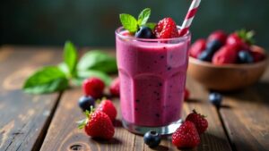 Beeren-Gemüsesmoothie